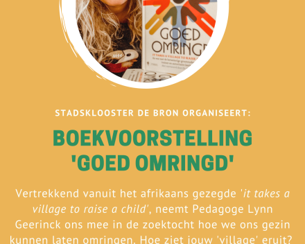 Flyer boekvoorstelling Lynn Geerinck