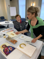 Foto's van de afgelopen cursus iconen schrijven 