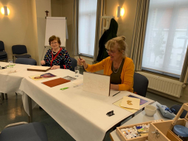 Foto's van de afgelopen cursus iconen schrijven 